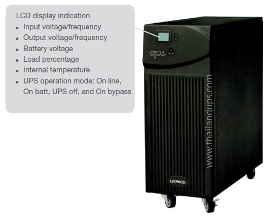 Leonics ukt6000va - 6000va 4800Watts - true online UPS